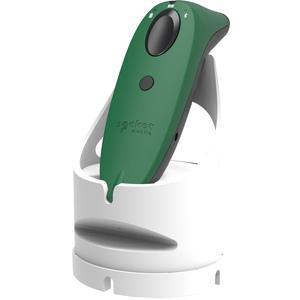 SocketScan S700 1D Barcode Scanner & White Charging Dock - Green
